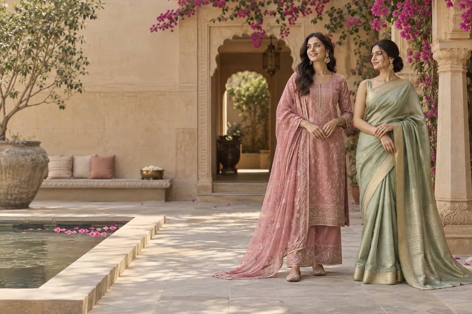 Clothing & Indian occasion wear website concept