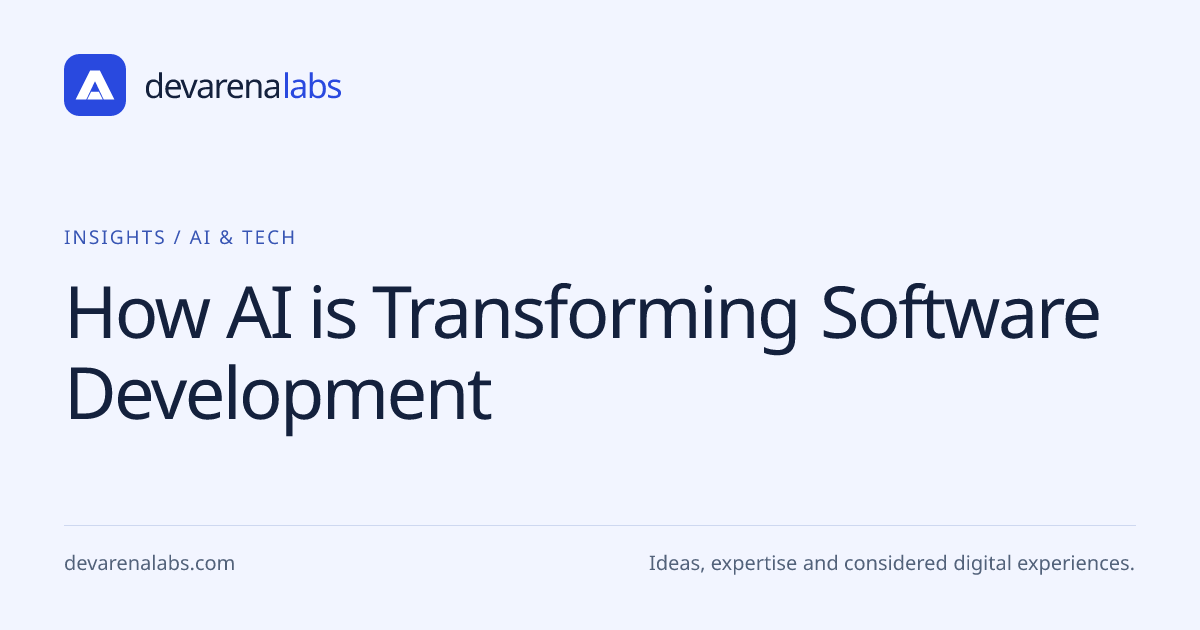 How AI is Transforming Software Development